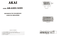 Akai AM-A505-Schematic